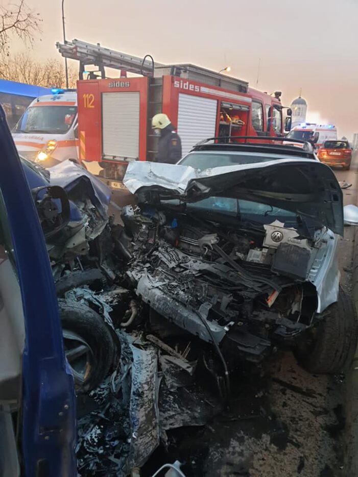 Filmul accidentului de pe Podul Golescu