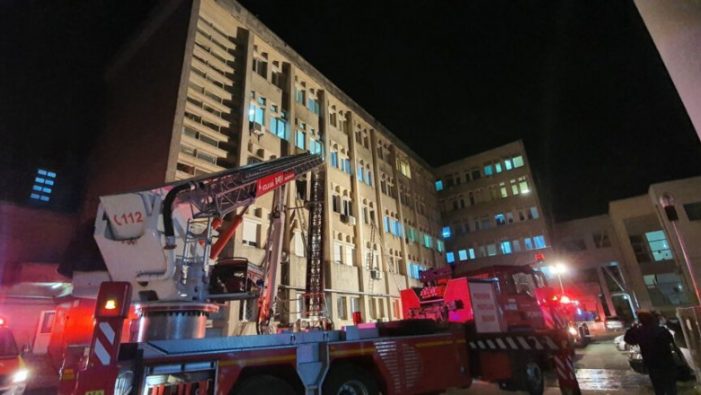 Un spital a luat foc ! 10 morti !