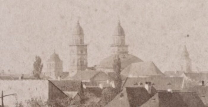 Vedere din Satmarul sfarsitului de veac. Poza realizata in 1895 (Foto)