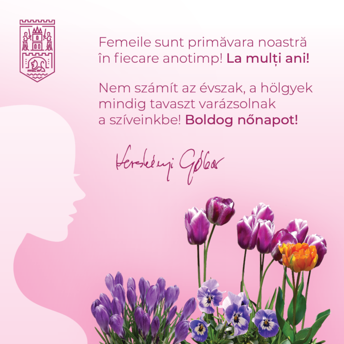 Primaria Satu Mare le ureaza „La Multi Ani” tuturor satmarencelor !