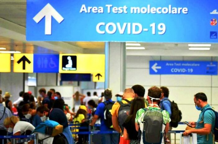 Italia, carantina de cinci zile și test pentru toate persoanele care sosesc din țări UE