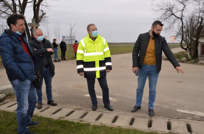 Drumul spre Potau, receptionat de Consiliul Judetean (Foto)