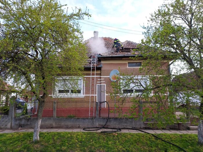 Inca un incendiu … De aceasta data in Terebesti (Foto)