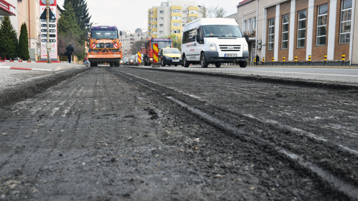 Se circula greu ! Se lucreaza pe Lucian Blaga ! (Foto)