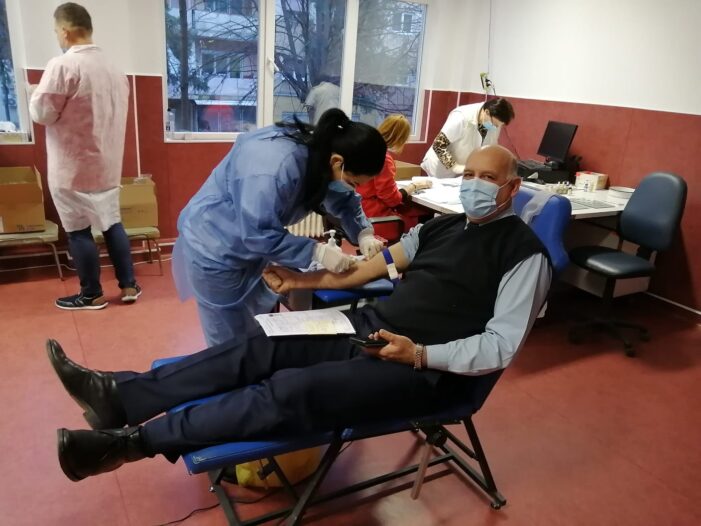 Jandarmii satmareni au donat sange