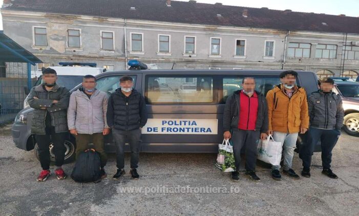 Șase migranti din Afganistan, prinși la Berveni