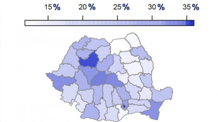 Harta vaccinarilor ! Ce loc ocupa judetul Satu Mare ?