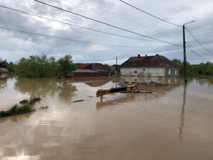 Doua coduri de inundatii la Satu Mare