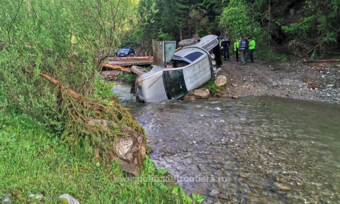 Sofer oprit cu focuri de arma (Foto)