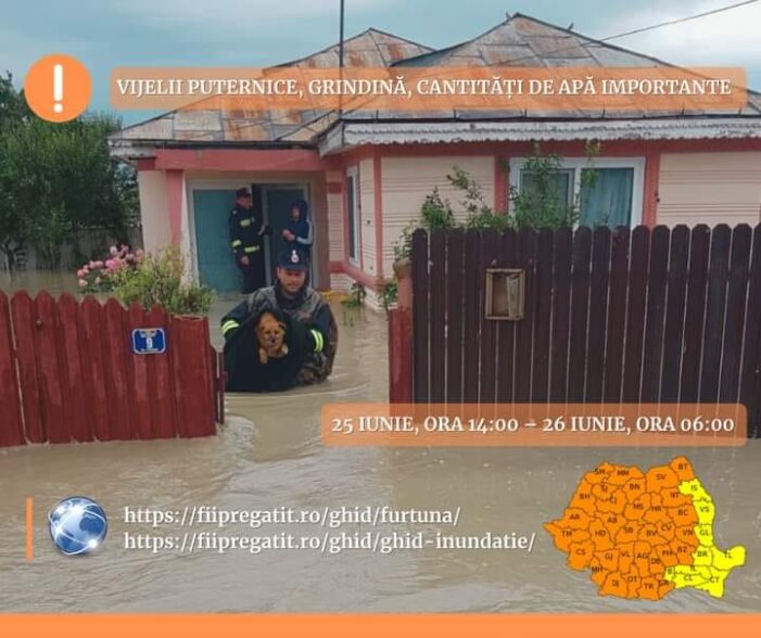 Ce sa faceti in caz de furtuna ? Recomandarile pompierilor !