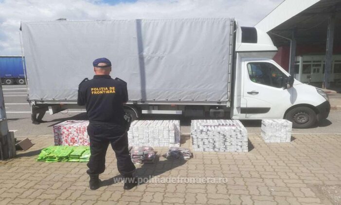 Traficant de țigări prins la Petea