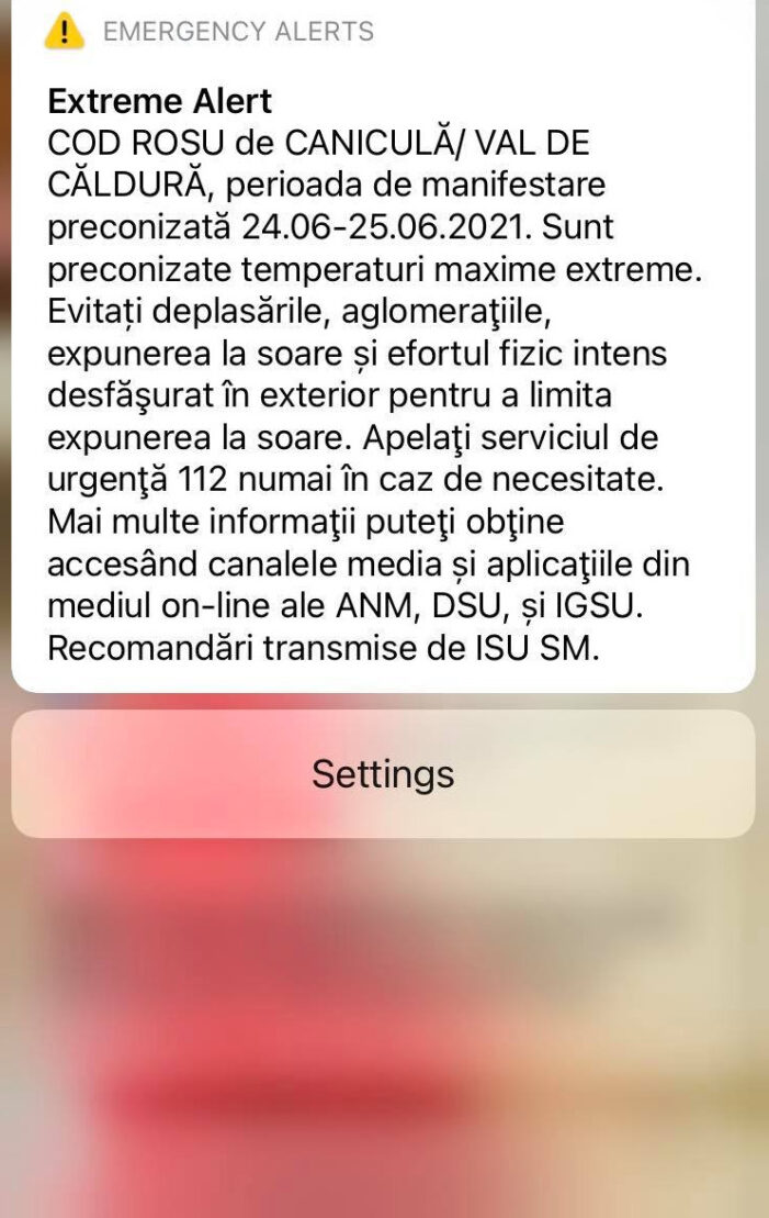 Alerta de la Pompieri. Ce se intampla ?