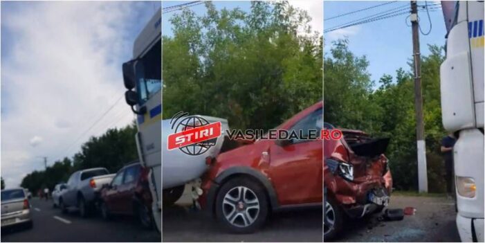 Carambol provocat de un sofer din Orasu Nou (Foto)