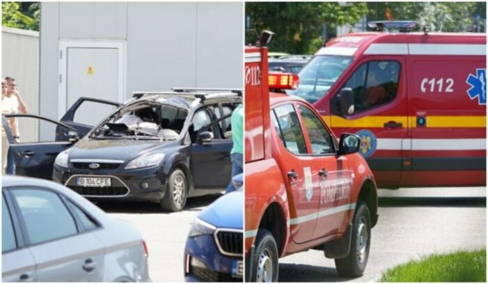O masina a explodat intr-o benzinarie ! O persoana a murit ! (Foto)