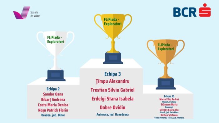 O eleva din Satu Mare, premiata la FLiPiada, „Vanatoarea de comori”
