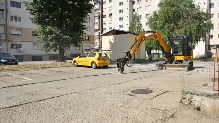 Primăria Satu Mare a început lucrările de modernizare a parcărilor