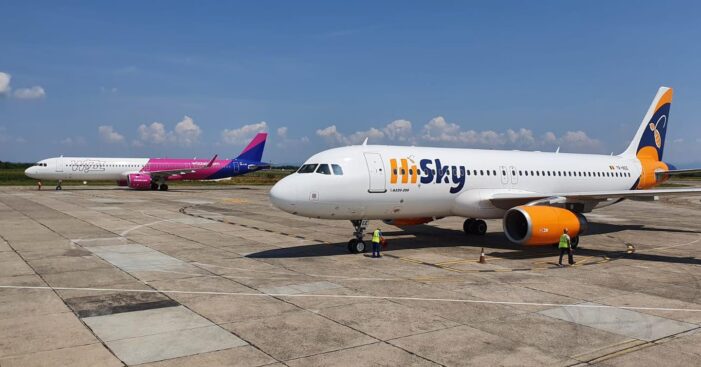 Zi istorică la Aeroportul Satu Mare