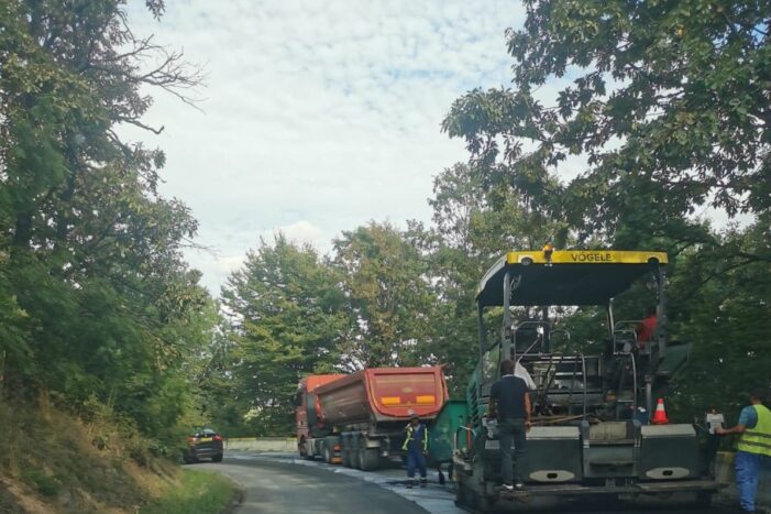 Asfaltarea pe tronsonul Livada – Orasu Nou, in grafic (Foto)