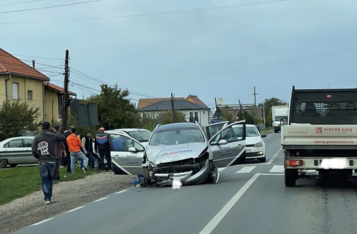 Accident pe drumul Odoreului (foto)
