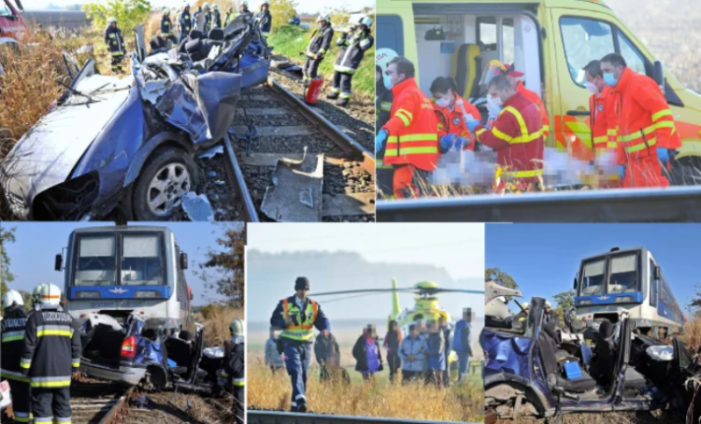Accident cumplit în Ungaria ! O romanca, taiata de tren ! (Foto)