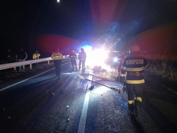 Accident mortal ! A murit carbonizat ! (Foto)