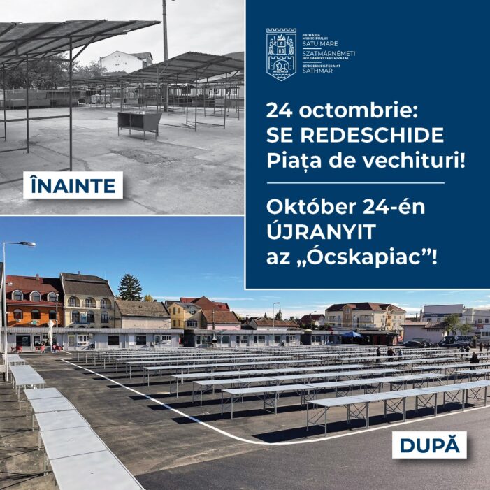 Duminica se redeschide Piata de vechituri !