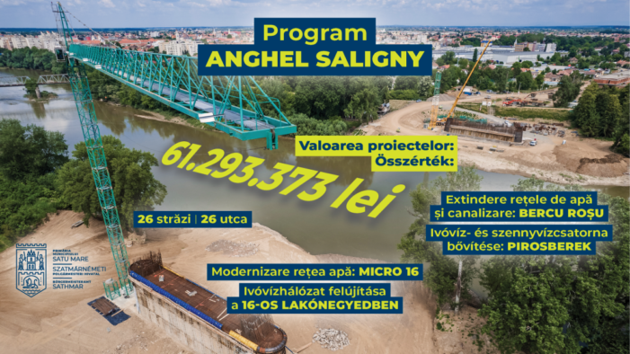 Proiecte in valoare de 61 de milioane de lei, in municipiul Satu Mare