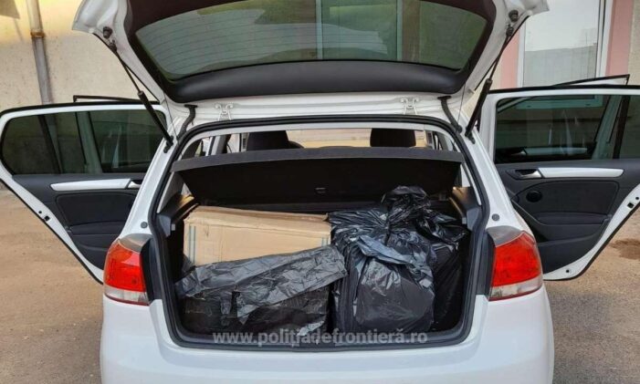 Traficant de ţigări, reţinut de Poliţie
