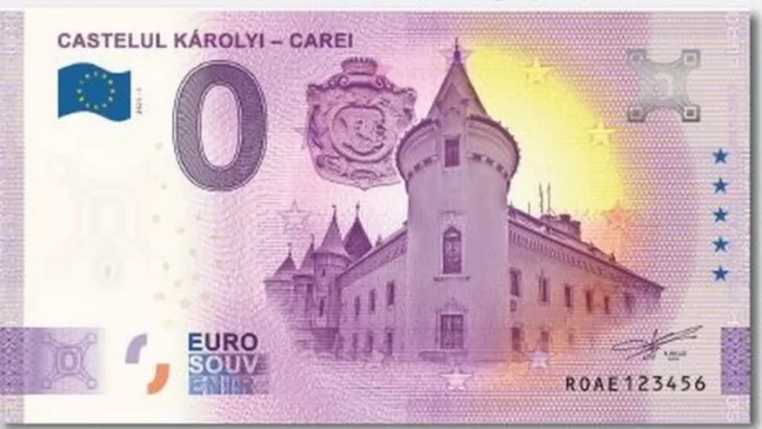 Castelul din Carei va apărea pe o emisiune de bancnote de suvenir