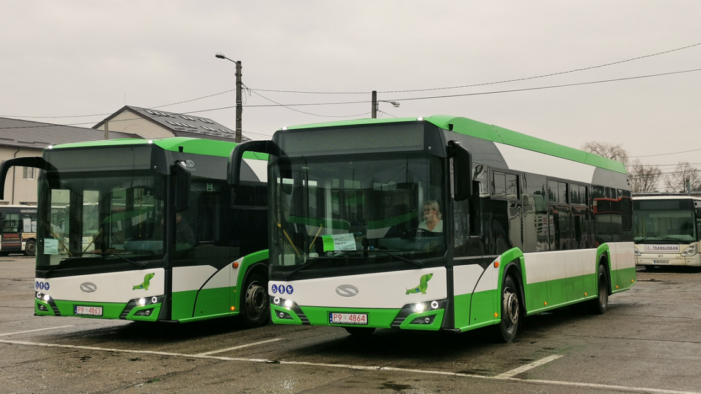 Compania Solaris a livrat încă două noi autobuze hibrid