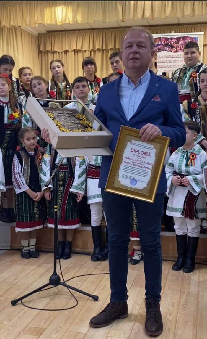 Primarul Ovidiu Duma, “Omul Anului 2021” ! (Foto)