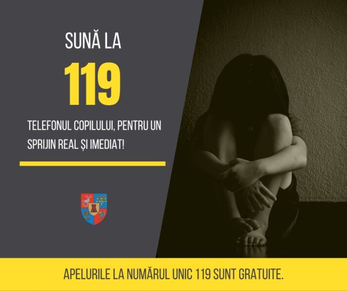 Noul număr de telefon pentru cazurile de abuz împotriva copiilor