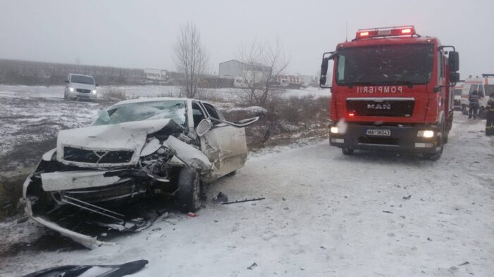 Femeie ranita intr-un accident