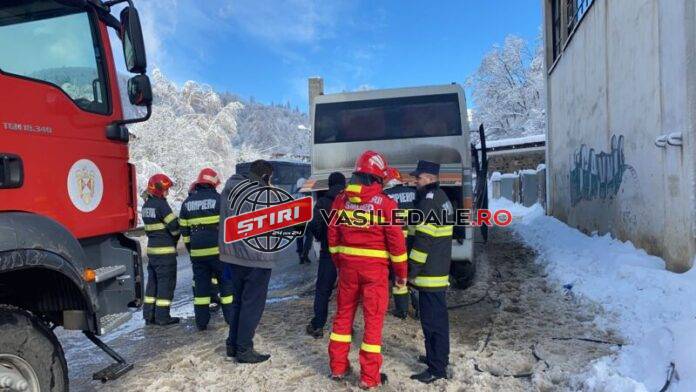 Un autocar cu zeci de copii din Satu Mare a luat foc (Foto&video)