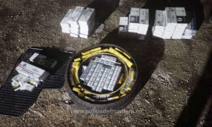 Peste 1.000 pachete cu țigări descoperite de polițiștii de frontieră sătmăreni
