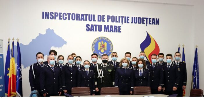 IPJ Satu Mare: 19 tineri își încep cariera de polițiști !