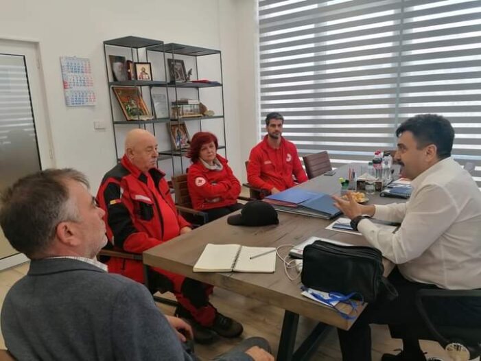 Directorul general Crucea Roșie România, Silviu Ioan Lefter s-a aflat azi în județul Satu Mare