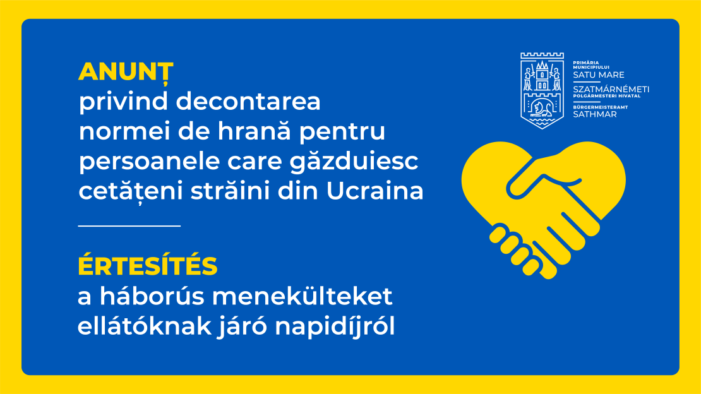 Decontarea normei de hrana pentru persoanele care gazduiesc cetateni din Ucraina