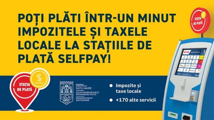 Primaria Satu Mare: Impozitele si taxele locale se pot plati si la statiile Selfpay
