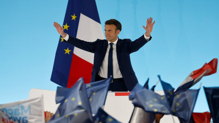 Macron a fost reales presedinte in Franta