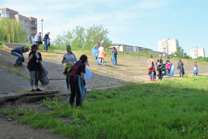 Actiune de ecologizare pe malurile Somesului
