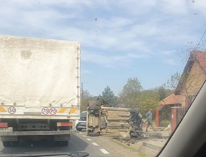 Cum s-a intamplat accidentul de pe drumul Baia Mare – Livada ? (Foto)