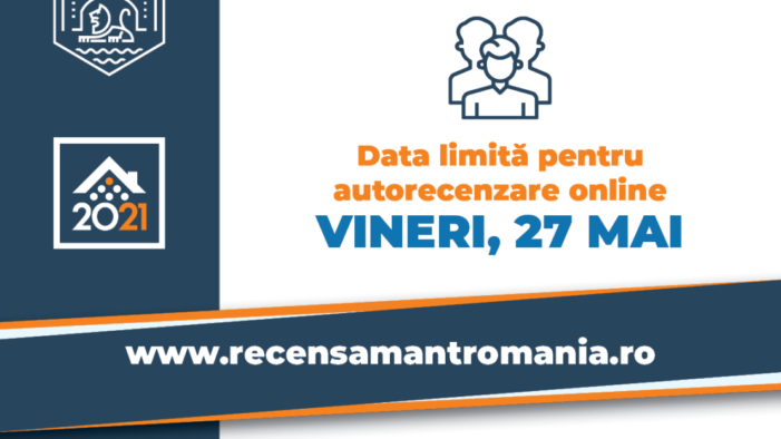 27 mai, ultima zi pentru autorecenzarea on-line