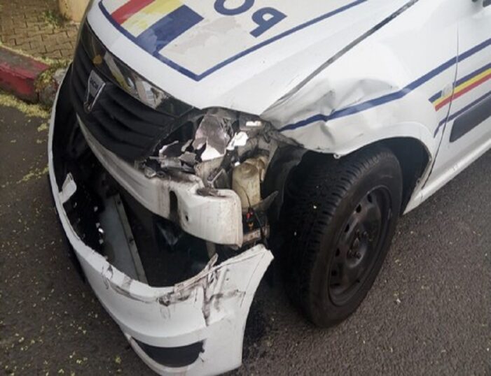 Autospeciala a Politiei, implicata intr-un accident