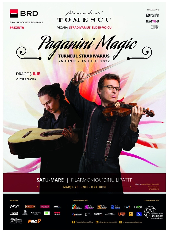 Concert „Paganini Magic” la Filarmonica
