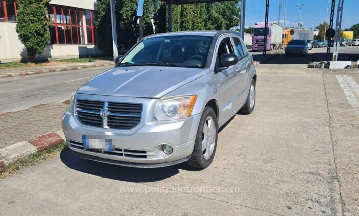 Chrysler, căutat de autorităţile din Italia, descoperit la PTF Petea