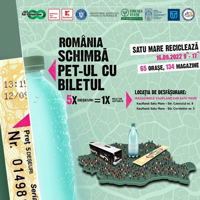 Schimba PET-ul cu biletul