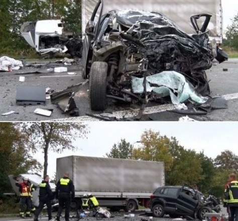 Un şofer român de TIR, a murit într-un accident în Germania (Foto)