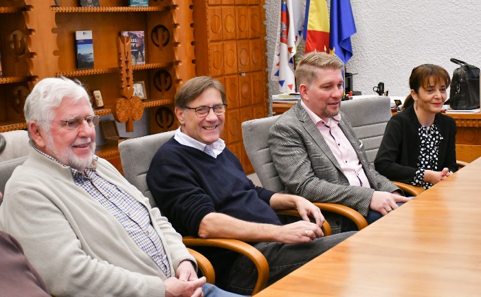 Delegatie de la „Satul de Copii” din Germania, in vizita la Consiliul Judetean