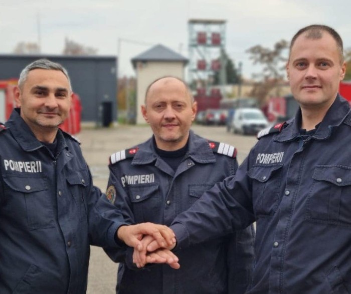Trei pompieri satmareni, eroi in timpul liber ! Au salvat o fata de 14 ani !